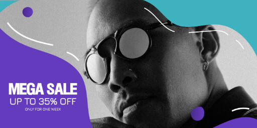 فروش ویژه ، عینک دودی ، مدلینگ