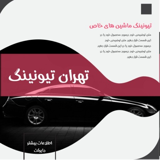 تهران تیونینگ ماشین های خاص ۸۸۲۱۳۱۰۶