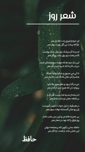 شعر روز ۳۴۲۸۴۲۳۵